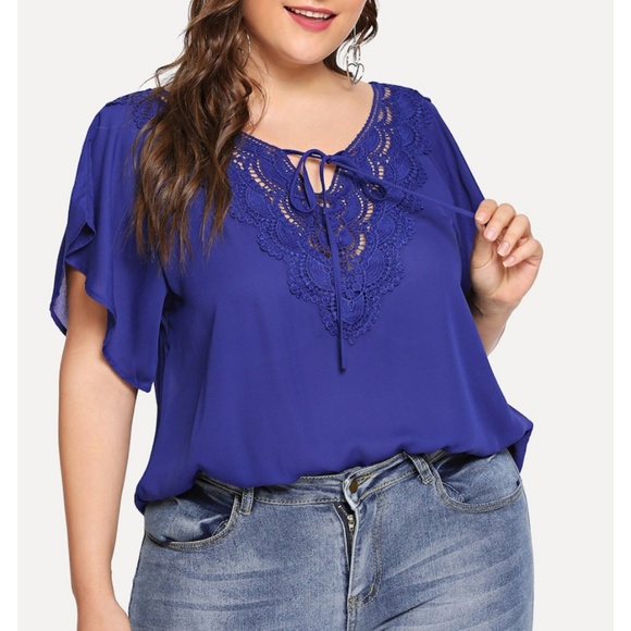 BSH Boutique Elegant Purple Blouse - Picture 4 of 7
